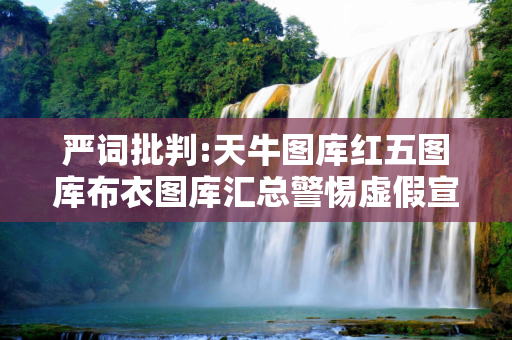 严词批判:天牛图库红五图库布衣图库汇总警惕虚假宣传-全面释义