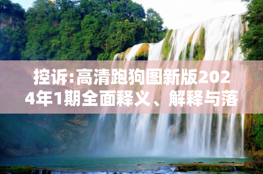 控诉:高清跑狗图新版2024年1期全面释义、解释与落实