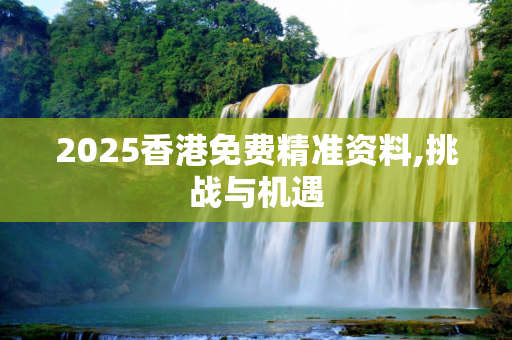 2025香港免费精准资料,挑战与机遇