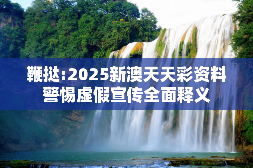鞭挞:2025新澳天天彩资料警惕虚假宣传全面释义