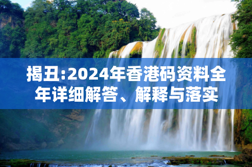 揭丑:2024年香港码资料全年详细解答、解释与落实