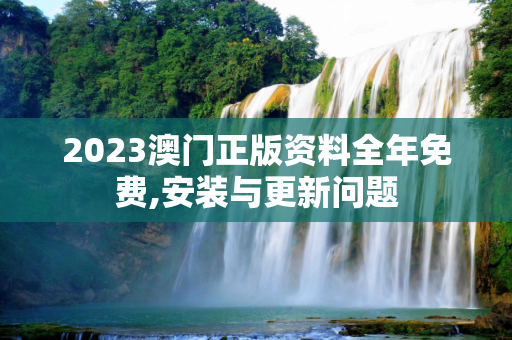 2023澳门正版资料全年免费,安装与更新问题