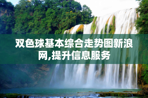 双色球基本综合走势图新浪网,提升信息服务