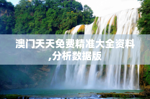 澳门天天免费精准大全资料,分析数据版