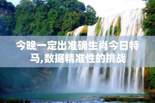 今晚一定出准确生肖今日特马,数据精准性的挑战