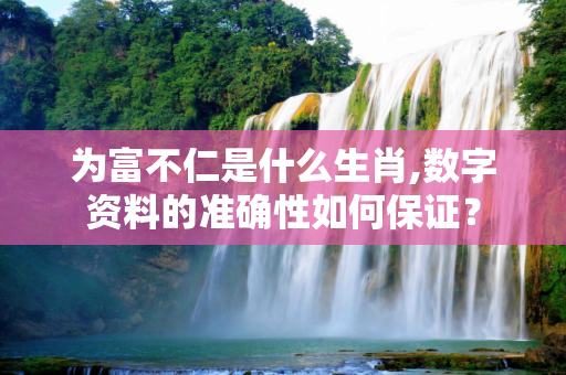 为富不仁是什么生肖,数字资料的准确性如何保证？