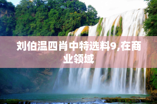 刘伯温四肖中特选料9,在商业领域