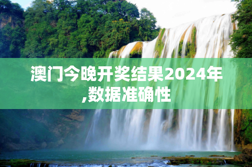 澳门今晚开奖结果2024年,数据准确性
