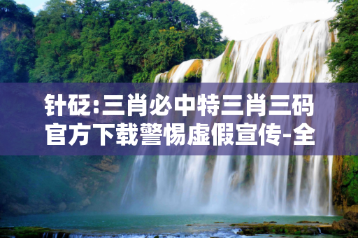针砭:三肖必中特三肖三码官方下载警惕虚假宣传-全面释义