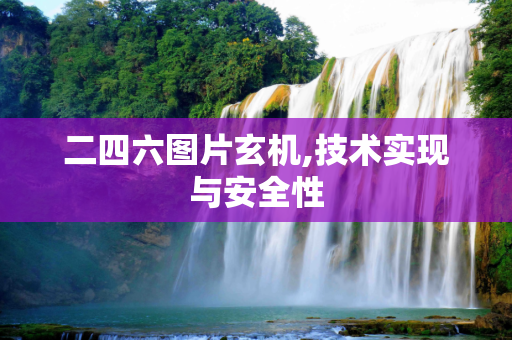 二四六图片玄机,技术实现与安全性