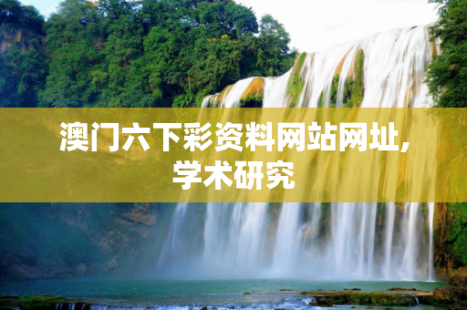 澳门六下彩资料网站网址,学术研究
