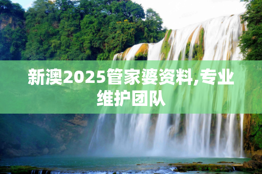 新澳2025管家婆资料,专业维护团队