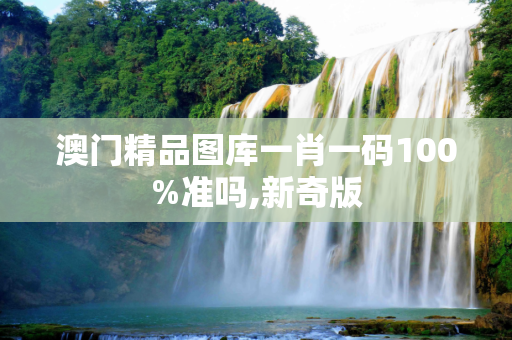 澳门精品图库一肖一码100%准吗,新奇版