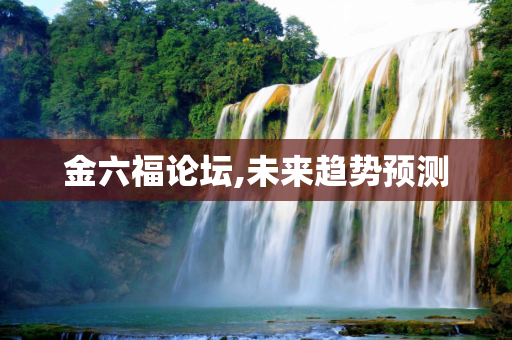 金六福论坛,未来趋势预测