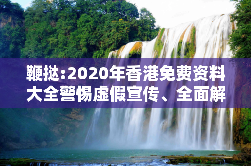 鞭挞:2020年香港免费资料大全警惕虚假宣传、全面解答与解释