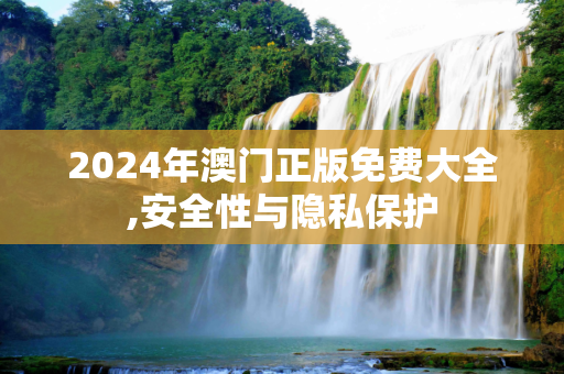 2024年澳门正版免费大全,安全性与隐私保护