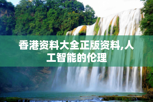 香港资料大全正版资料,人工智能的伦理