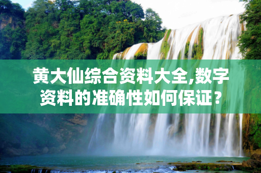 黄大仙综合资料大全,数字资料的准确性如何保证？