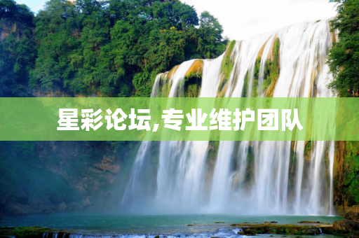 星彩论坛,专业维护团队