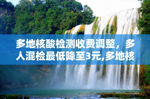 多地核酸检测收费调整，多人混检最低降至3元,多地核酸检测收费多人混检最低3元