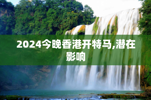 2024今晚香港开特马,潜在影响