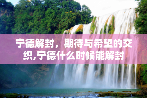 宁德解封，期待与希望的交织,宁德什么时候能解封