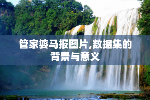 管家婆马报图片,数据集的背景与意义