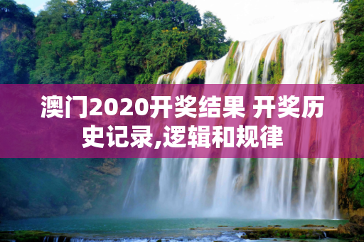 澳门2020开奖结果 开奖历史记录,逻辑和规律