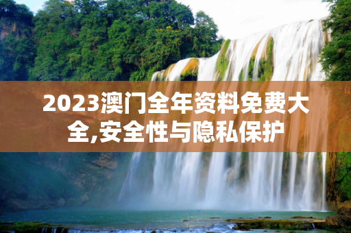 2023澳门全年资料免费大全,安全性与隐私保护