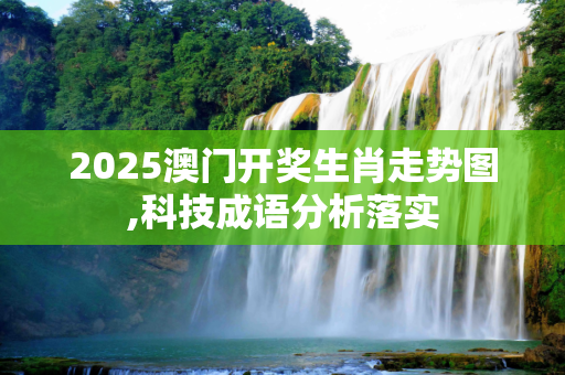 2025澳门开奖生肖走势图,科技成语分析落实