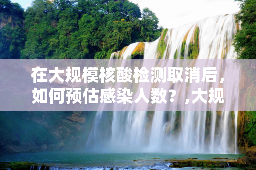 在大规模核酸检测取消后，如何预估感染人数？,大规模核酸取消感染人数如何预估