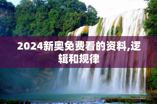2024新奥免费看的资料,逻辑和规律