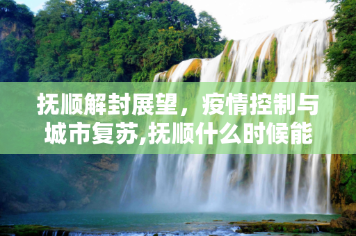 抚顺解封展望，疫情控制与城市复苏,抚顺什么时候能解封