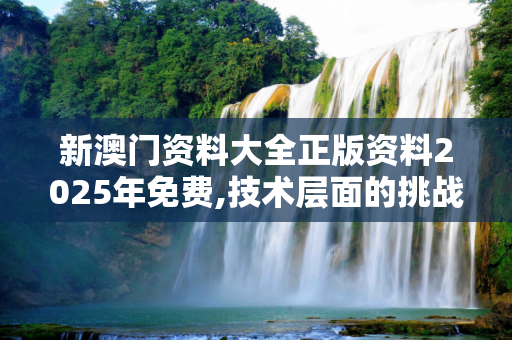 新澳门资料大全正版资料2025年免费,技术层面的挑战