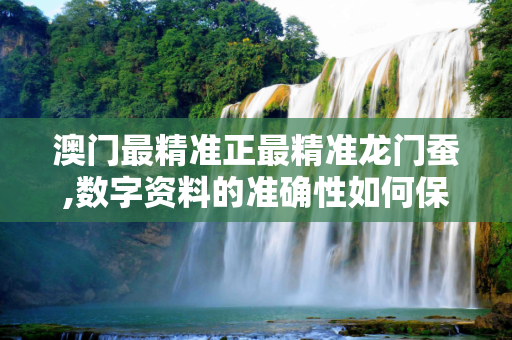 澳门最精准正最精准龙门蚕,数字资料的准确性如何保证？