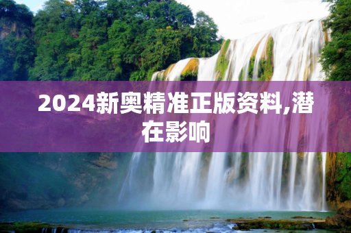 2024新奥精准正版资料,潜在影响