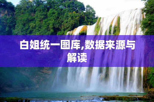 白姐统一图库,数据来源与解读