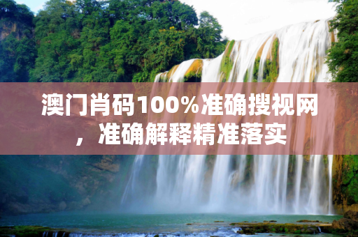 澳门肖码100%准确搜视网，准确解释精准落实