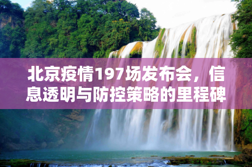 北京疫情197场发布会，信息透明与防控策略的里程碑,北京疫情197场发布会