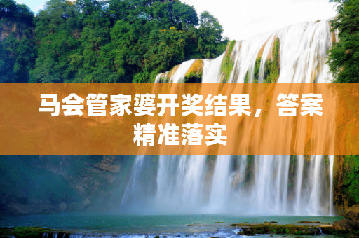 马会管家婆开奖结果，答案精准落实