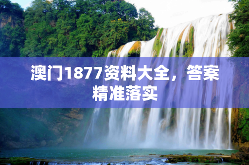 澳门1877资料大全，答案精准落实
