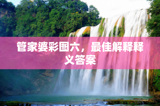 管家婆彩图六，最佳解释释义答案