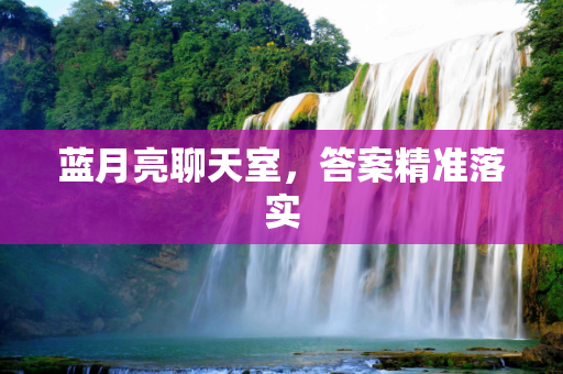 蓝月亮聊天室，答案精准落实