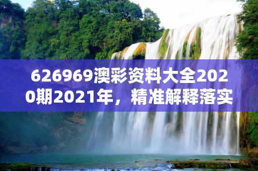 626969澳彩资料大全2020期2021年，精准解释落实