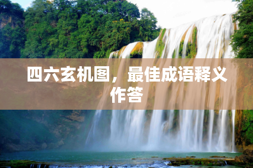 四六玄机图，最佳成语释义作答