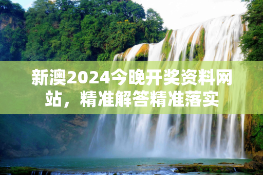 新澳2024今晚开奖资料网站，精准解答精准落实