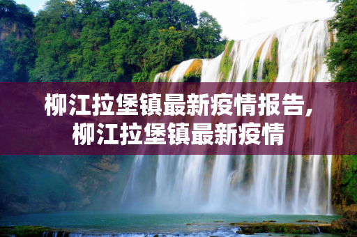 柳江拉堡镇最新疫情报告,柳江拉堡镇最新疫情