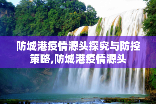 防城港疫情源头探究与防控策略,防城港疫情源头