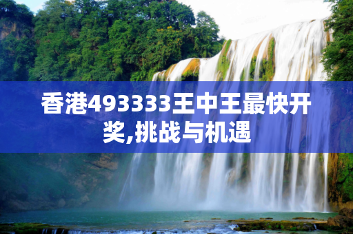 香港493333王中王最快开奖,挑战与机遇