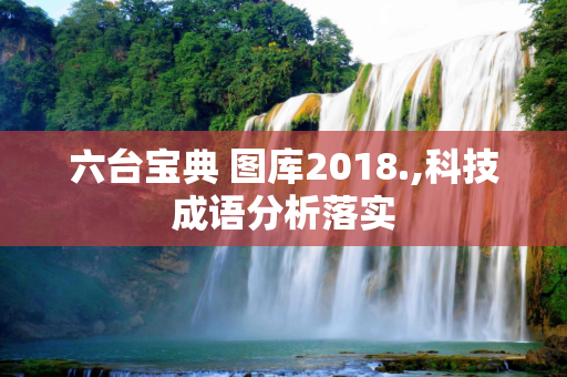 六台宝典 图库2018.,科技成语分析落实